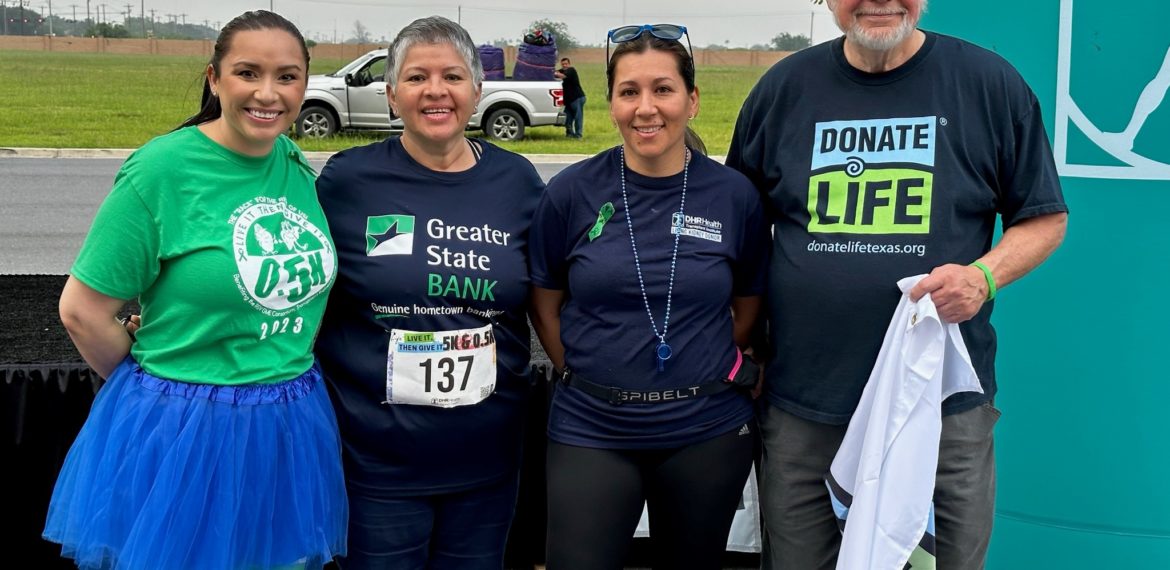 Greater State Bank Runs to Raise Funds for Organ Donation