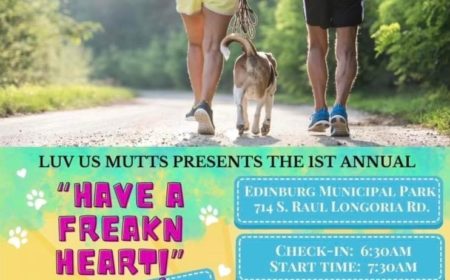 Greater State Bank runs in the 1st Annual “Luv Us Mutts” South Texas 5K