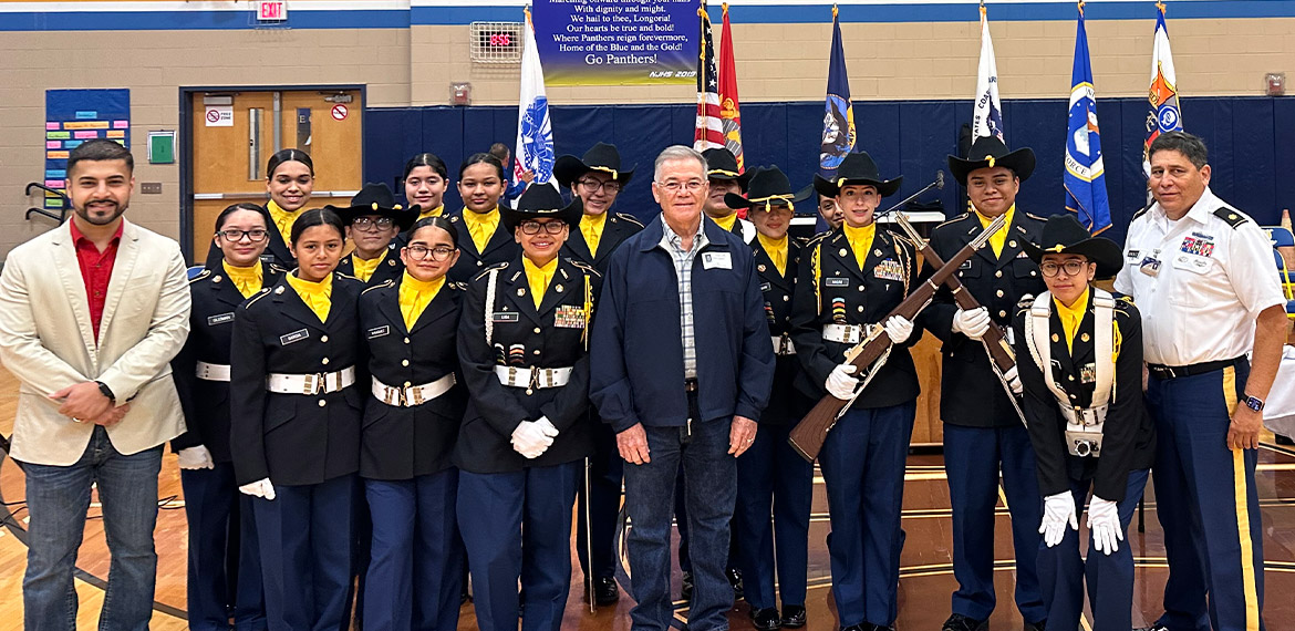 Greater State Bank Honors Veterans At Longoria Middle School