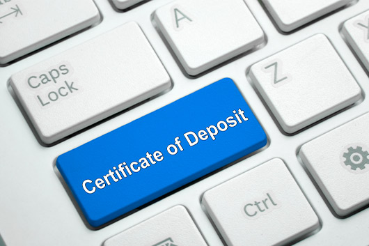 certificate of deposit: keyboard